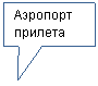 Прямоугольная выноска: Аэропорт прилета