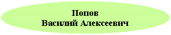 Овал: Попов
Василий Алексеевич