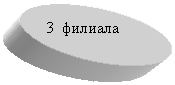 Овал: 3 филиала