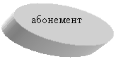 Овал: абонемент