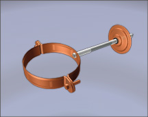 Хомут крепления водосточной трубы