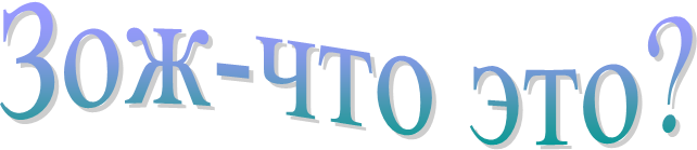 Зож-что это?