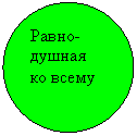 Овал: Равно-
душная ко всему