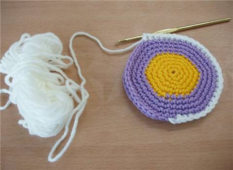 Вязаные цветочки