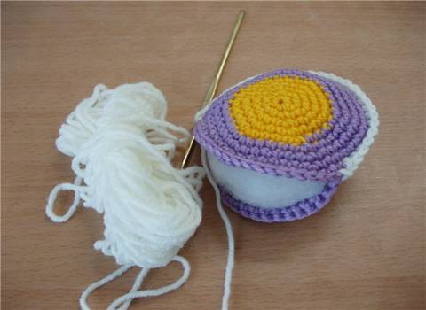 вязаные цветочки