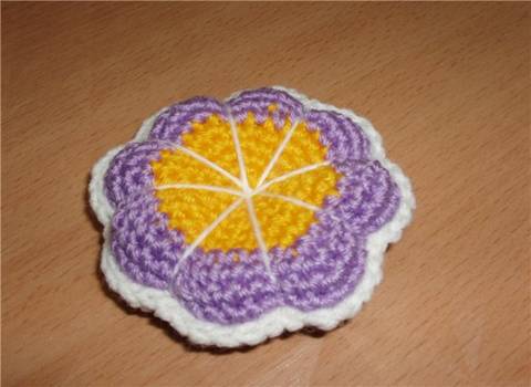 вязаные цветочки