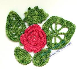 вязаные листья