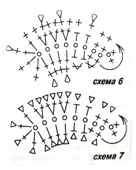 вязаные листья