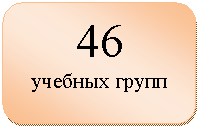 Скругленный прямоугольник: 46
учебных групп