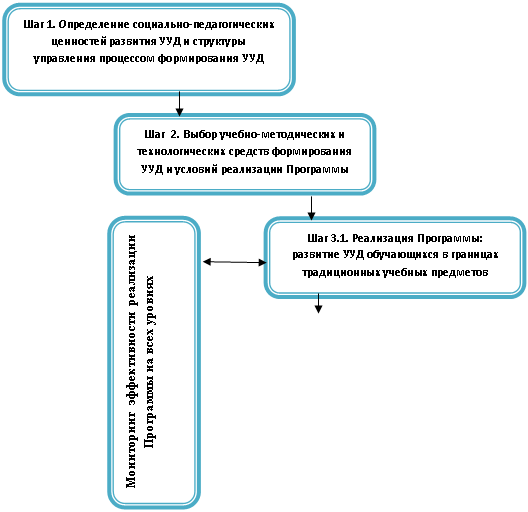 Скругленный прямоугольник: Мониторинг эффективности реализации Программы на всех уровнях