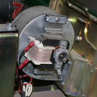 мотор подачи воздуха в пеллетной горелке