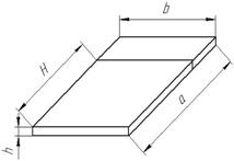 образец размеры